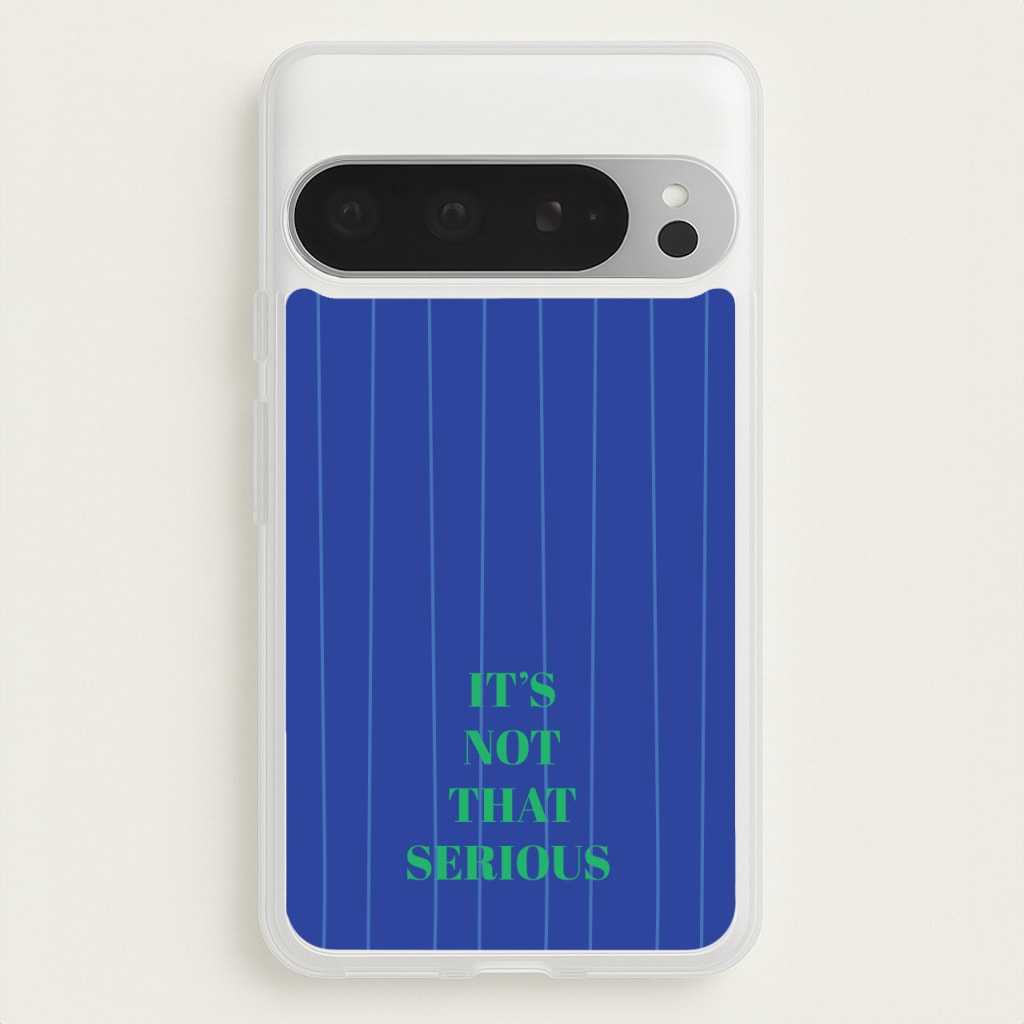 It's Not That Serious Stripes - Patterns Phone Case for Google Pixel 9 Pro XL