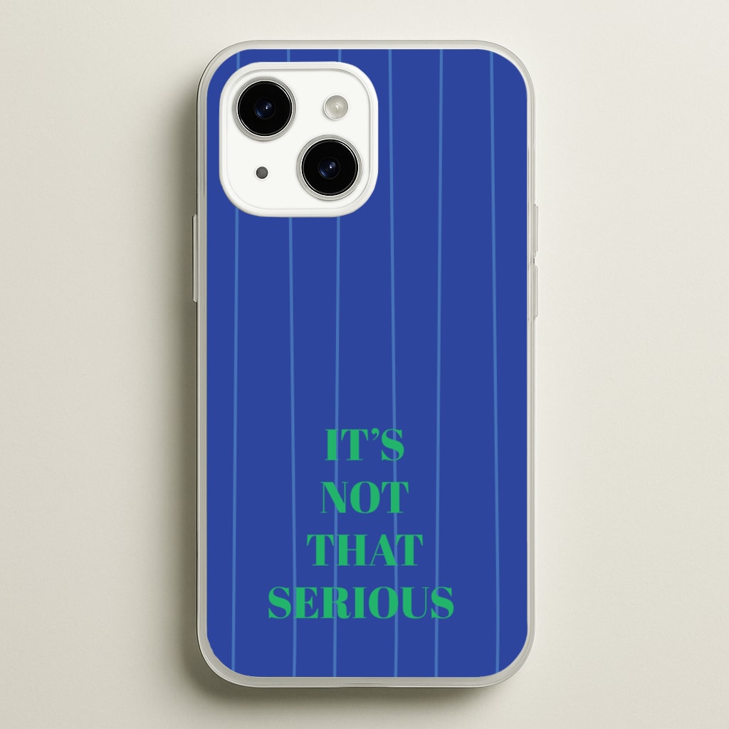 It's Not That Serious Stripes - Patterns Phone Case for iPhone 14 Plus