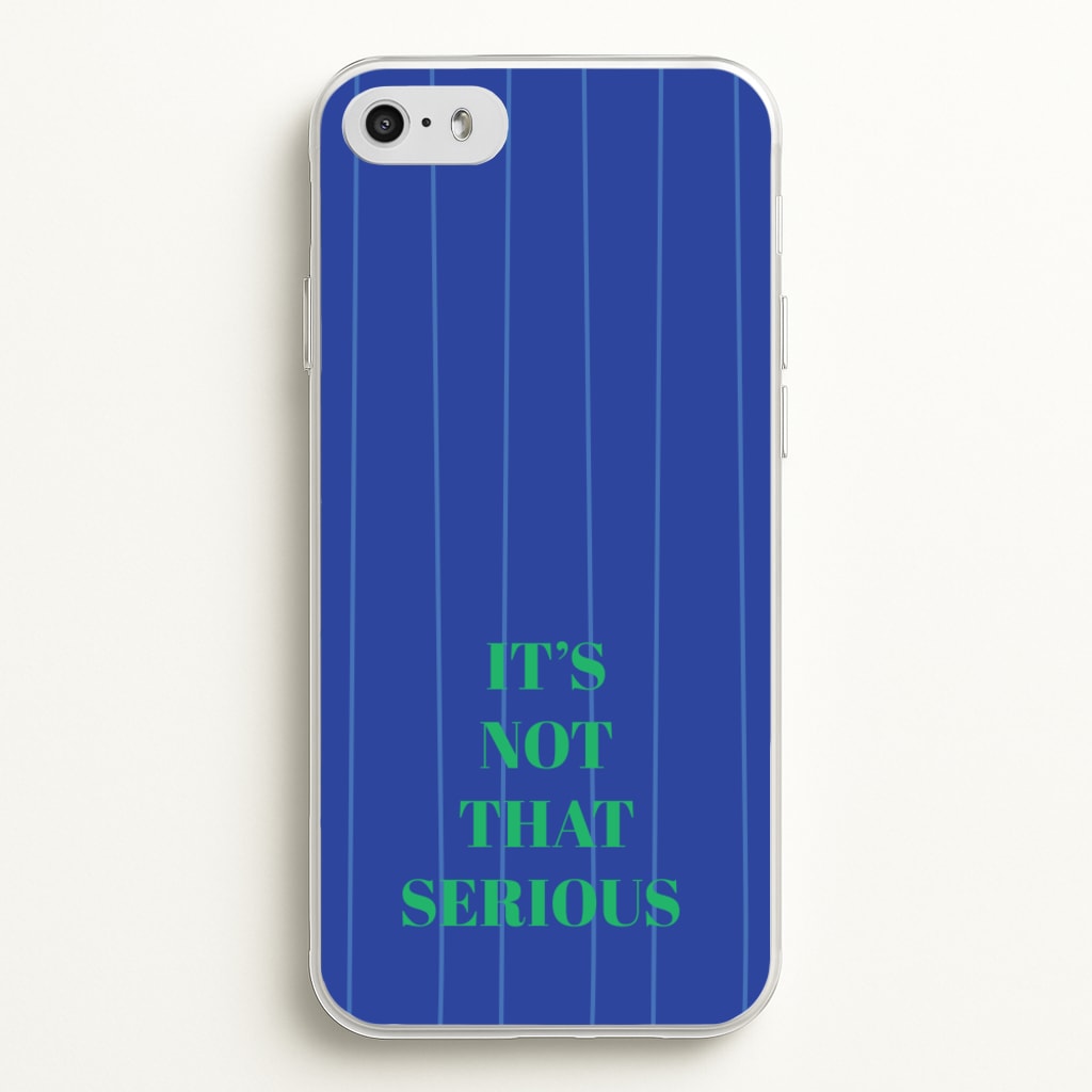It's Not That Serious Stripes - Patterns Phone Case for iPhone 5 / 5s / SE 2016
