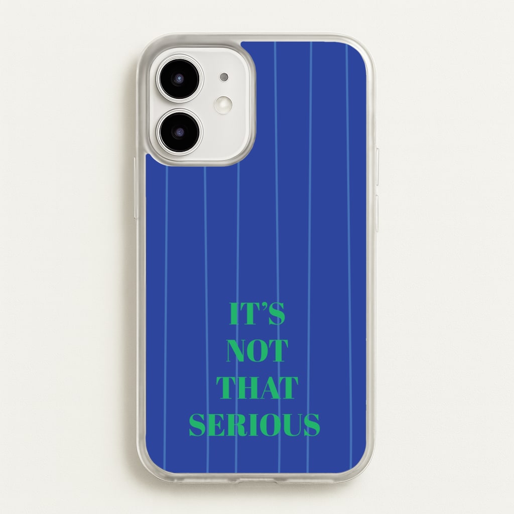 It's Not That Serious Stripes - Patterns Phone Case for iPhone 12 / 12 Pro