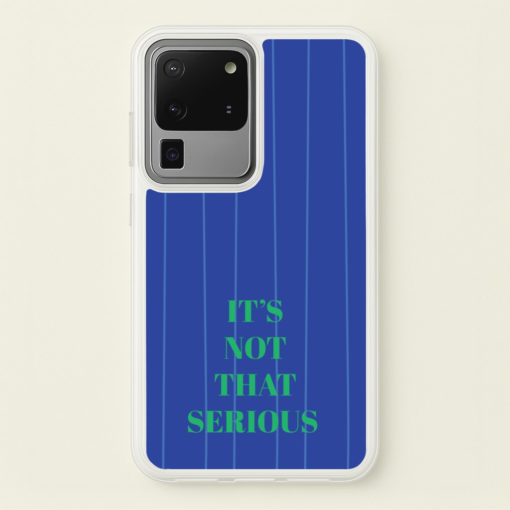 It's Not That Serious Stripes - Patterns Phone Case for Galaxy S20 Ultra