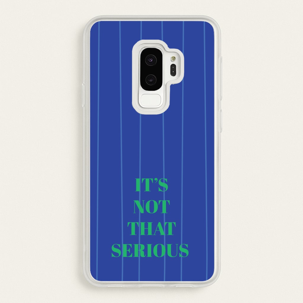It's Not That Serious Stripes - Patterns Phone Case for Galaxy S9 Plus