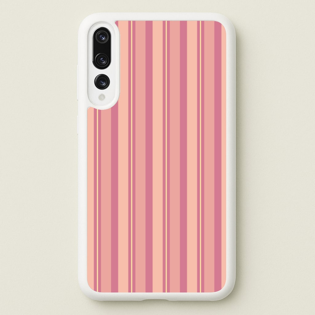 Pink And Yellow Stripes - Patterns Phone Case for Huawei P20 Pro