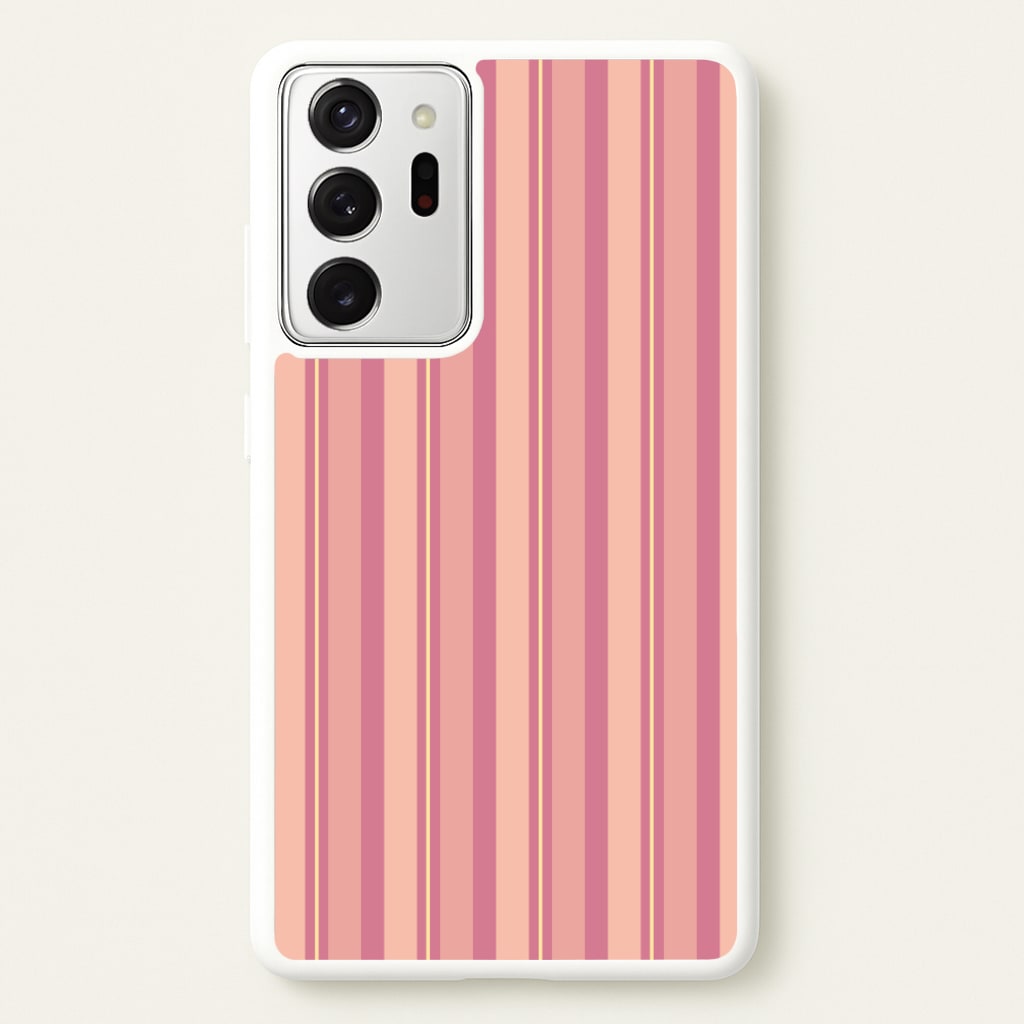 Pink And Yellow Stripes - Patterns Phone Case for Galaxy Note 20 Ultra