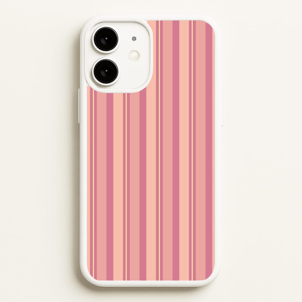 Pink And Yellow Stripes - Patterns Phone Case for iPhone 11