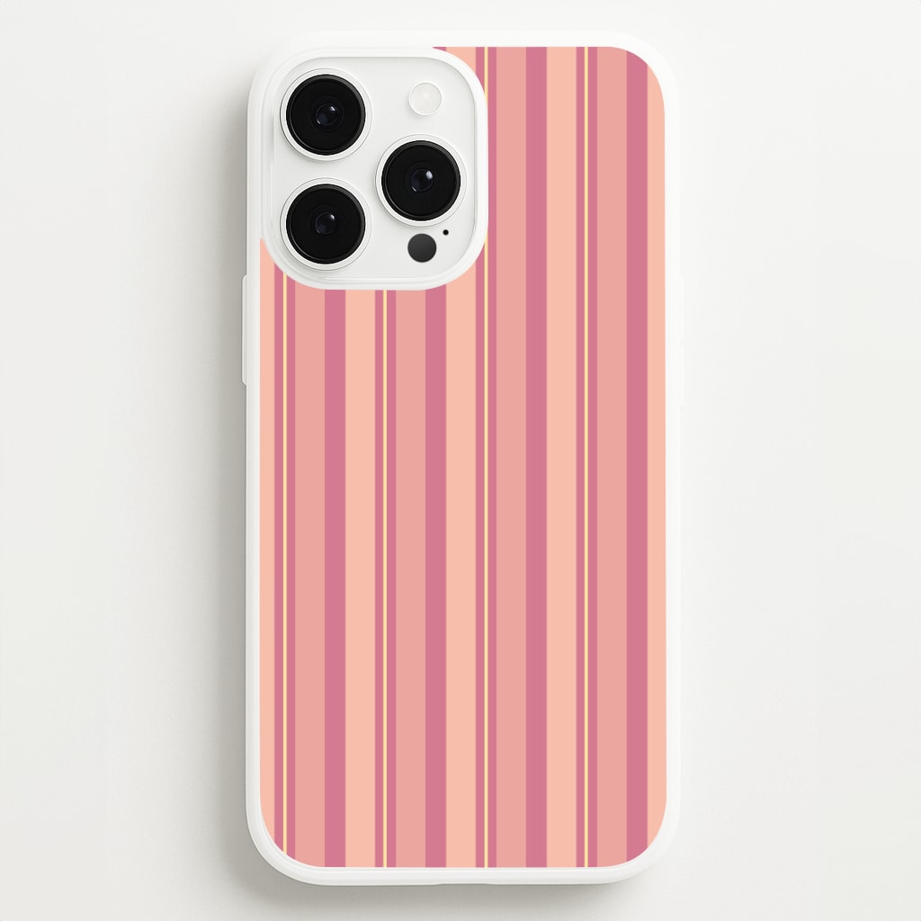 Pink And Yellow Stripes - Patterns Phone Case for iPhone 13 Pro Max