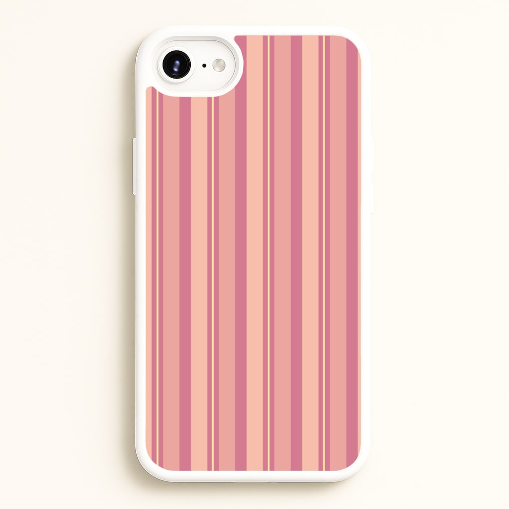Pink And Yellow Stripes - Patterns Phone Case for iPhone 6 / 7 / 8 / SE