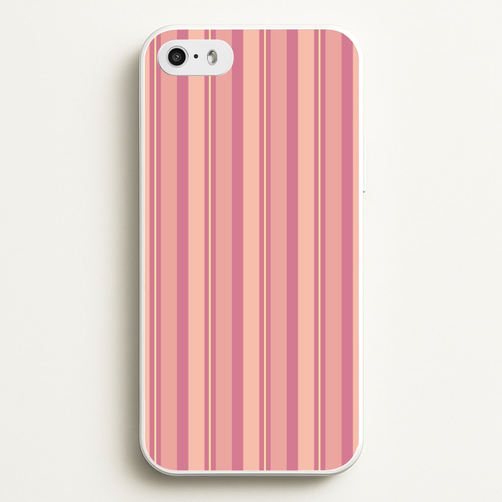 Pink And Yellow Stripes - Patterns Phone Case for iPhone 5 / 5s / SE 2016