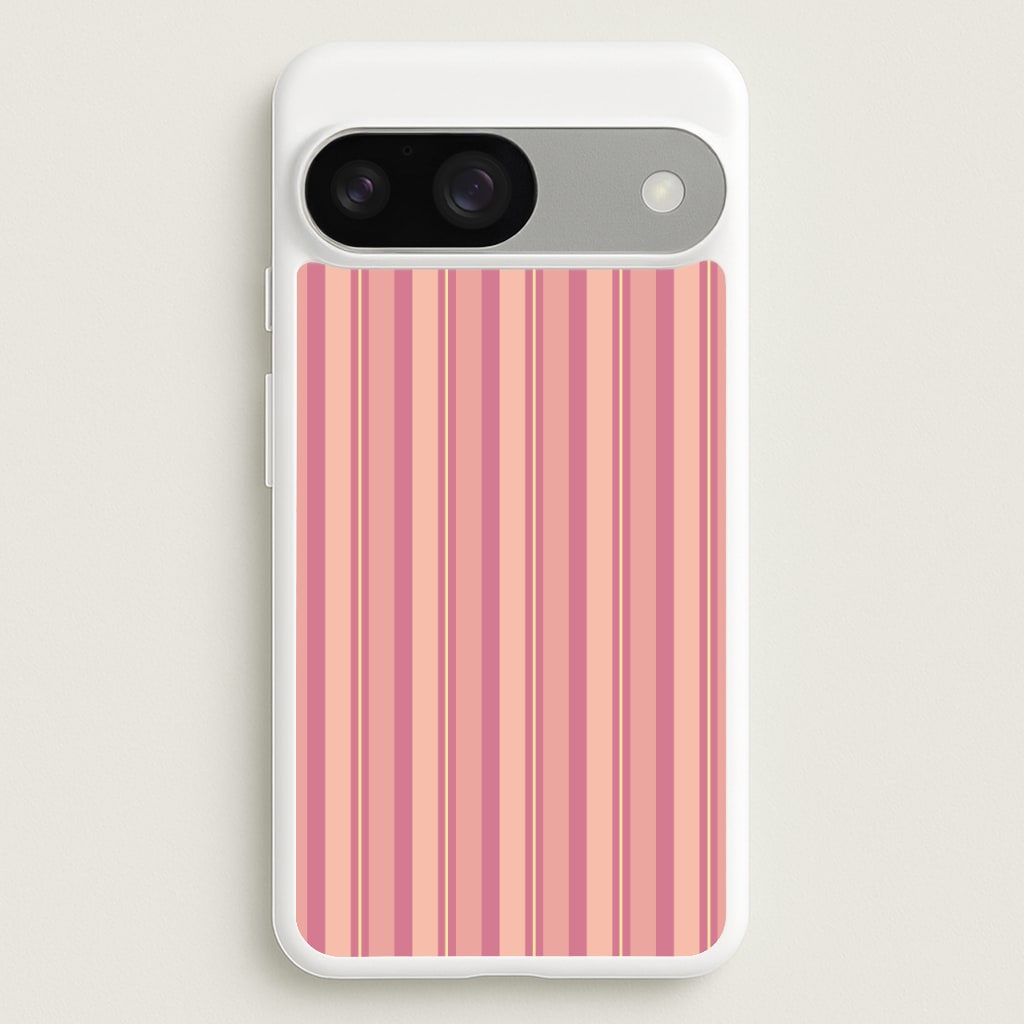 Pink And Yellow Stripes - Patterns Phone Case for Google Pixel 9 / 9 Pro