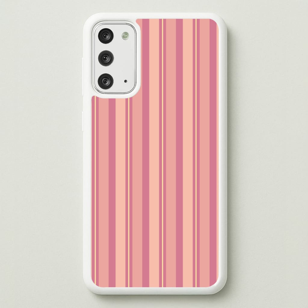 Pink And Yellow Stripes - Patterns Phone Case for Galaxy Note 20