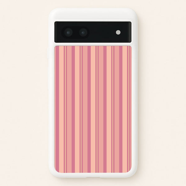 Pink And Yellow Stripes - Patterns Phone Case for Google Pixel 6a