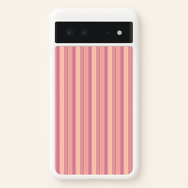 Pink And Yellow Stripes - Patterns Phone Case for Google Pixel 6