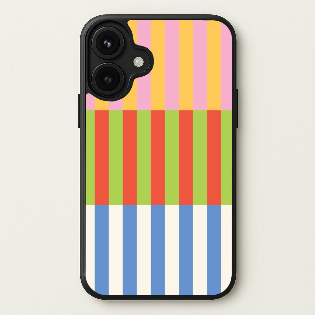 Colourful Stripes Pattern Phone Case for iPhone 17