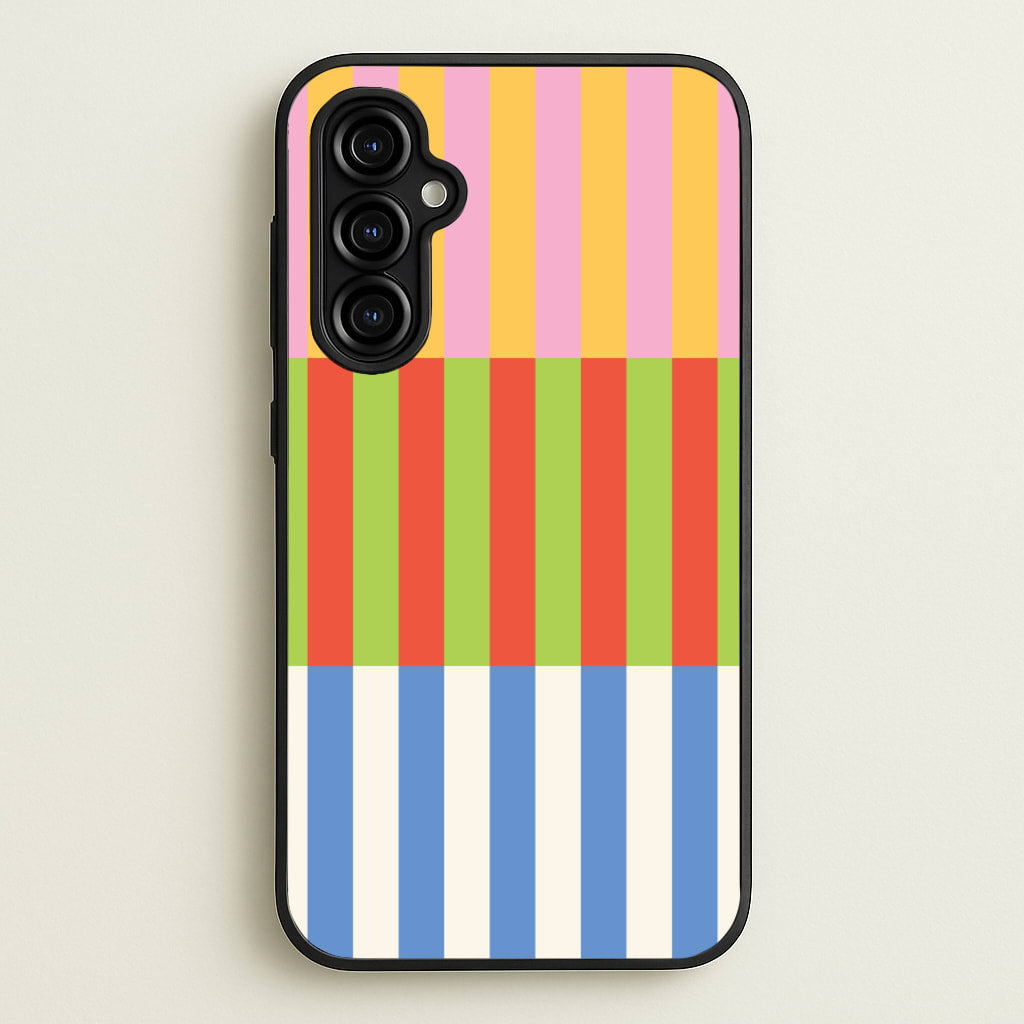 Colourful Stripes Pattern - Patterns Phone Case for Galaxy A54