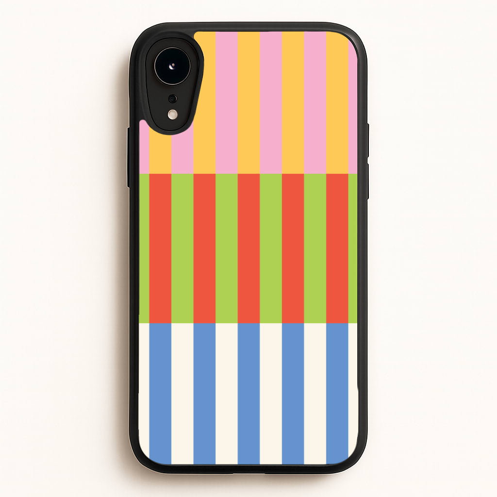 Colourful Stripes Pattern - Patterns Phone Case for iPhone XR