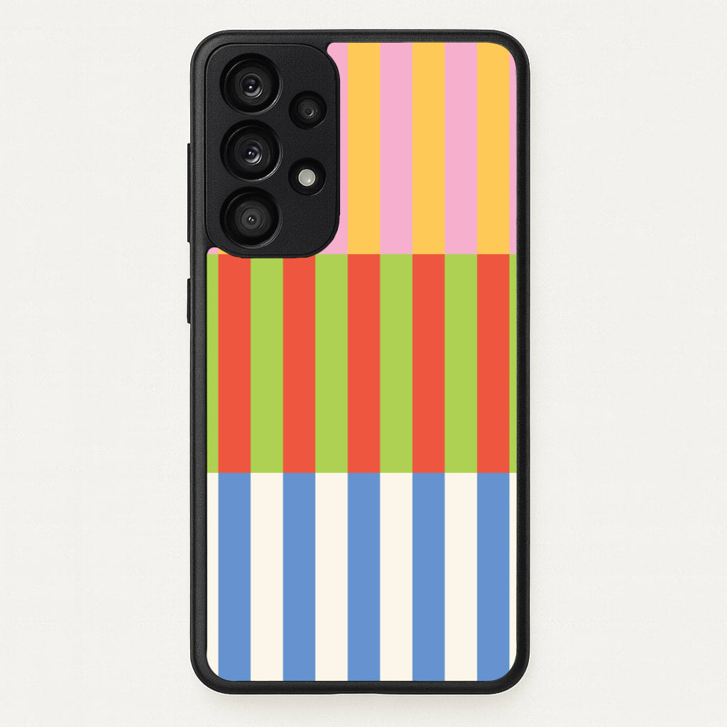 Colourful Stripes Pattern - Patterns Phone Case for Galaxy A53