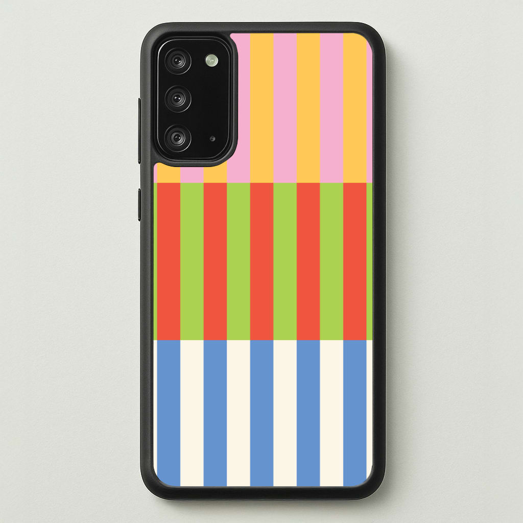 Colourful Stripes Pattern - Patterns Phone Case for Galaxy Note 20