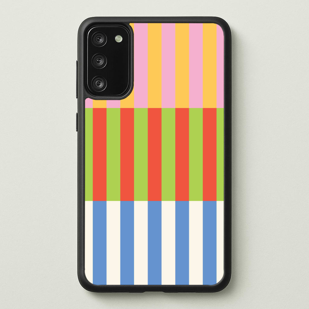 Colourful Stripes Pattern - Patterns Phone Case for Galaxy A41