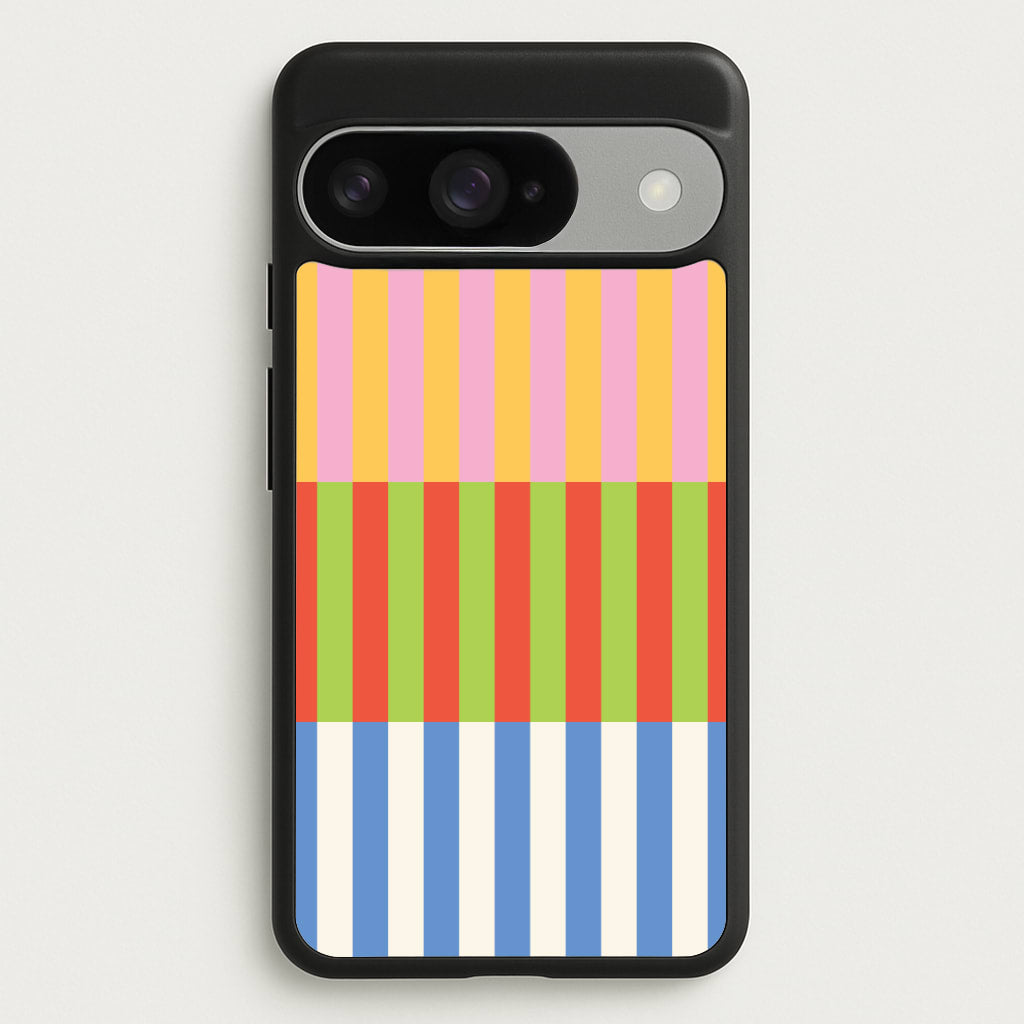 Colourful Stripes Pattern Phone Case for Google Pixel 10 / 10 Pro
