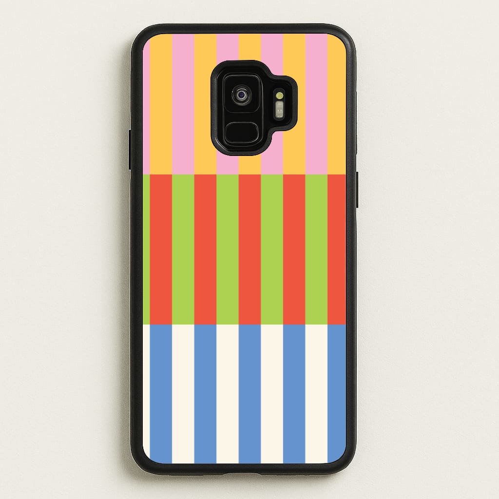 Colourful Stripes Pattern - Patterns Phone Case for Galaxy S9