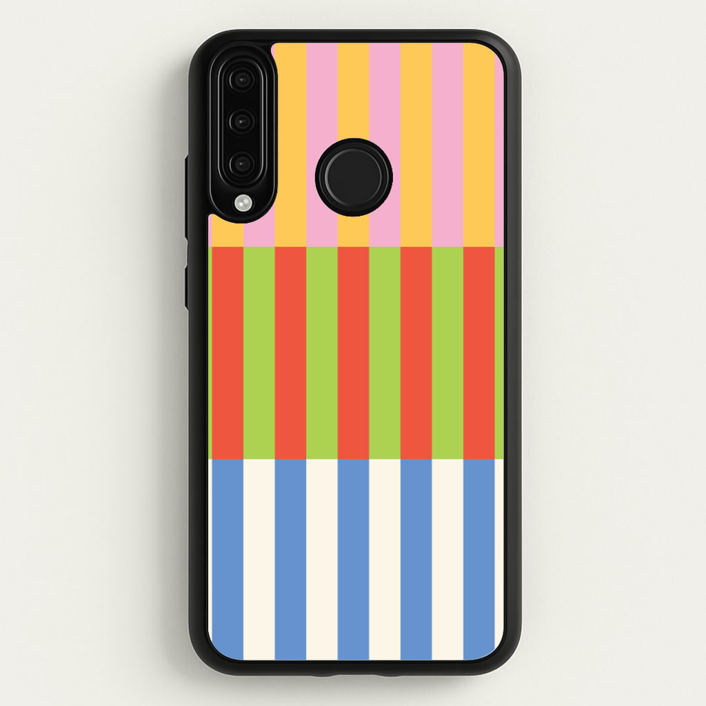 Colourful Stripes Pattern - Patterns Phone Case for Huawei P30 Lite