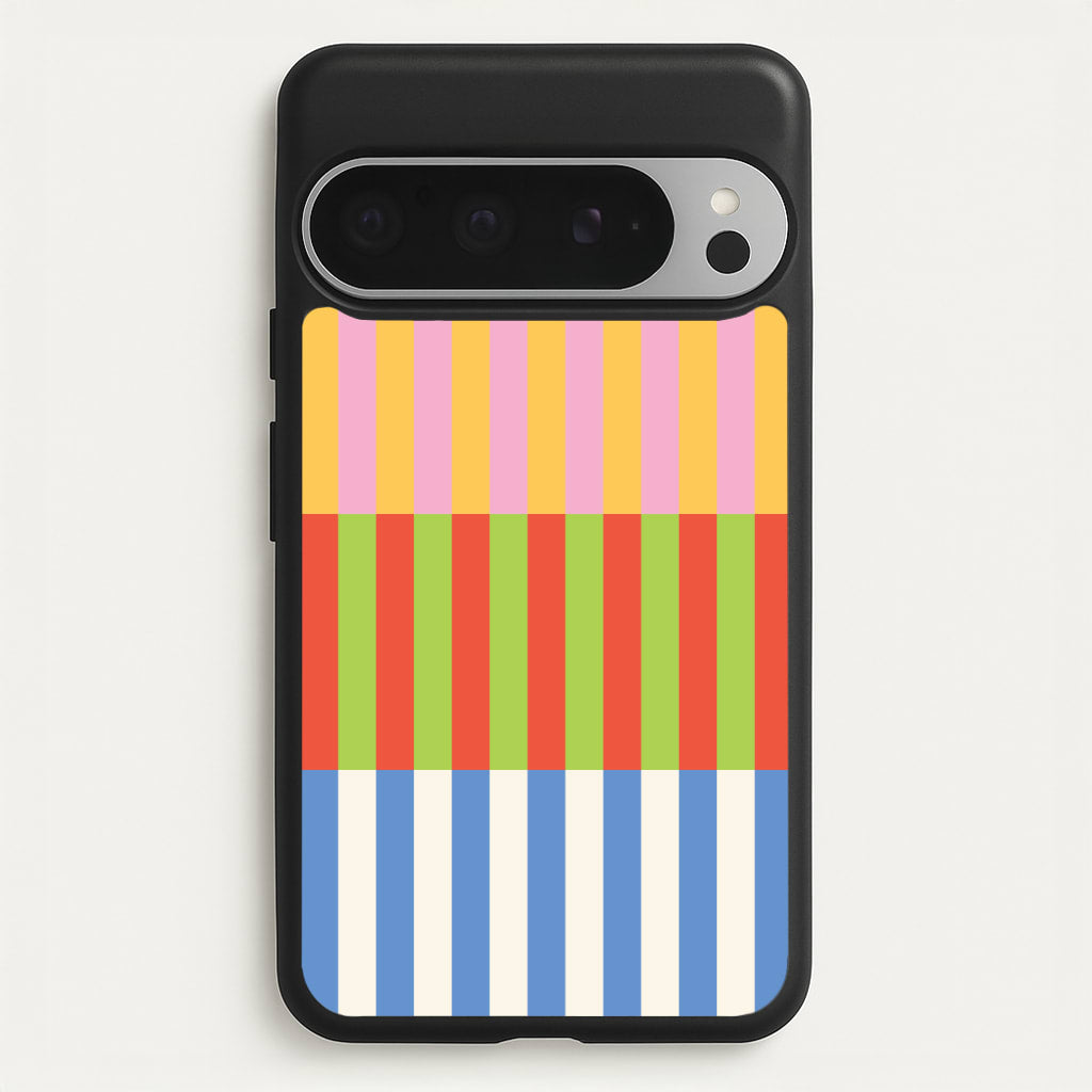 Colourful Stripes Pattern - Patterns Phone Case for Google Pixel 9 Pro XL