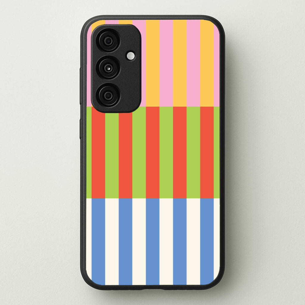 Colourful Stripes Pattern - Patterns Phone Case for Galaxy A55