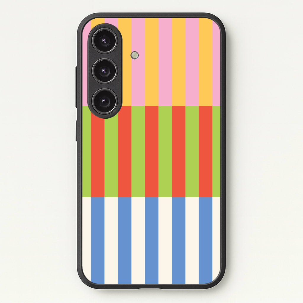 Colourful Stripes Pattern - Patterns Phone Case for Galaxy S24
