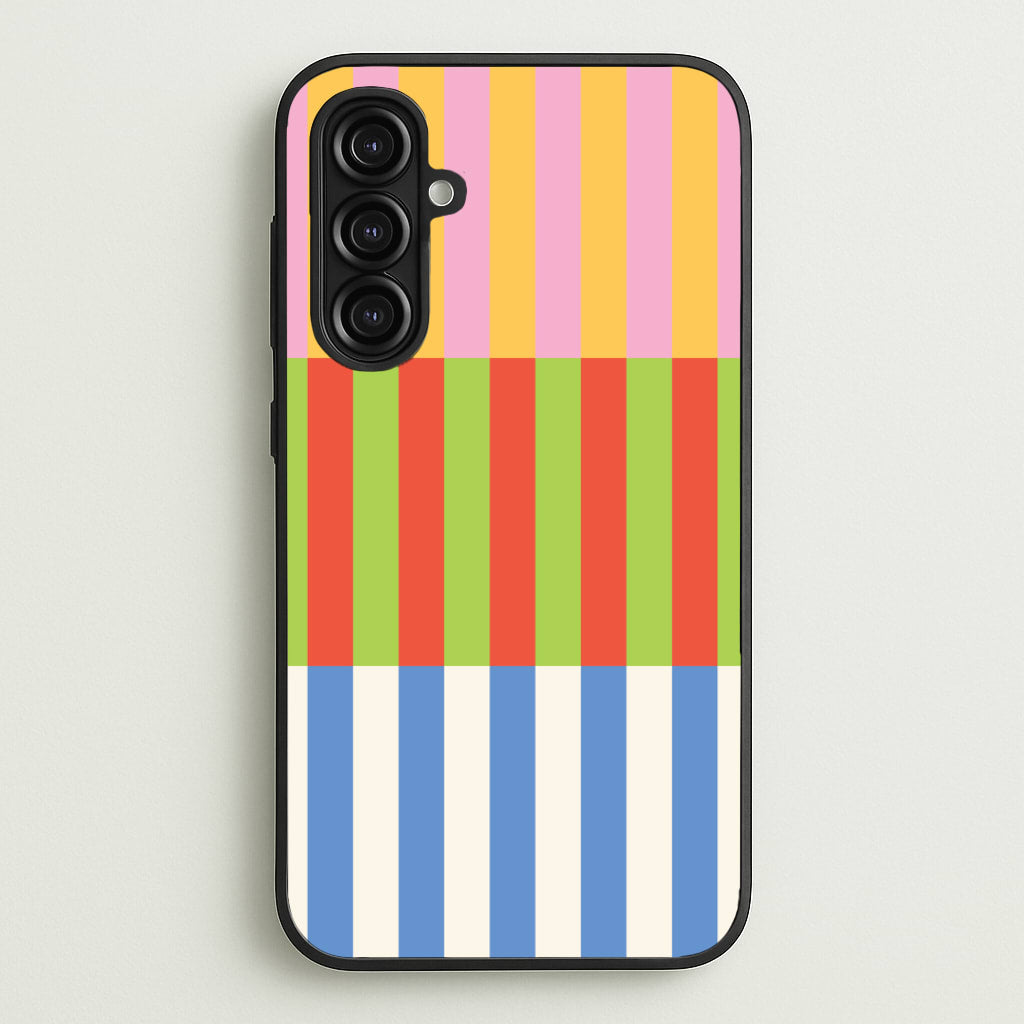 Colourful Stripes Pattern - Patterns Phone Case for Galaxy A16