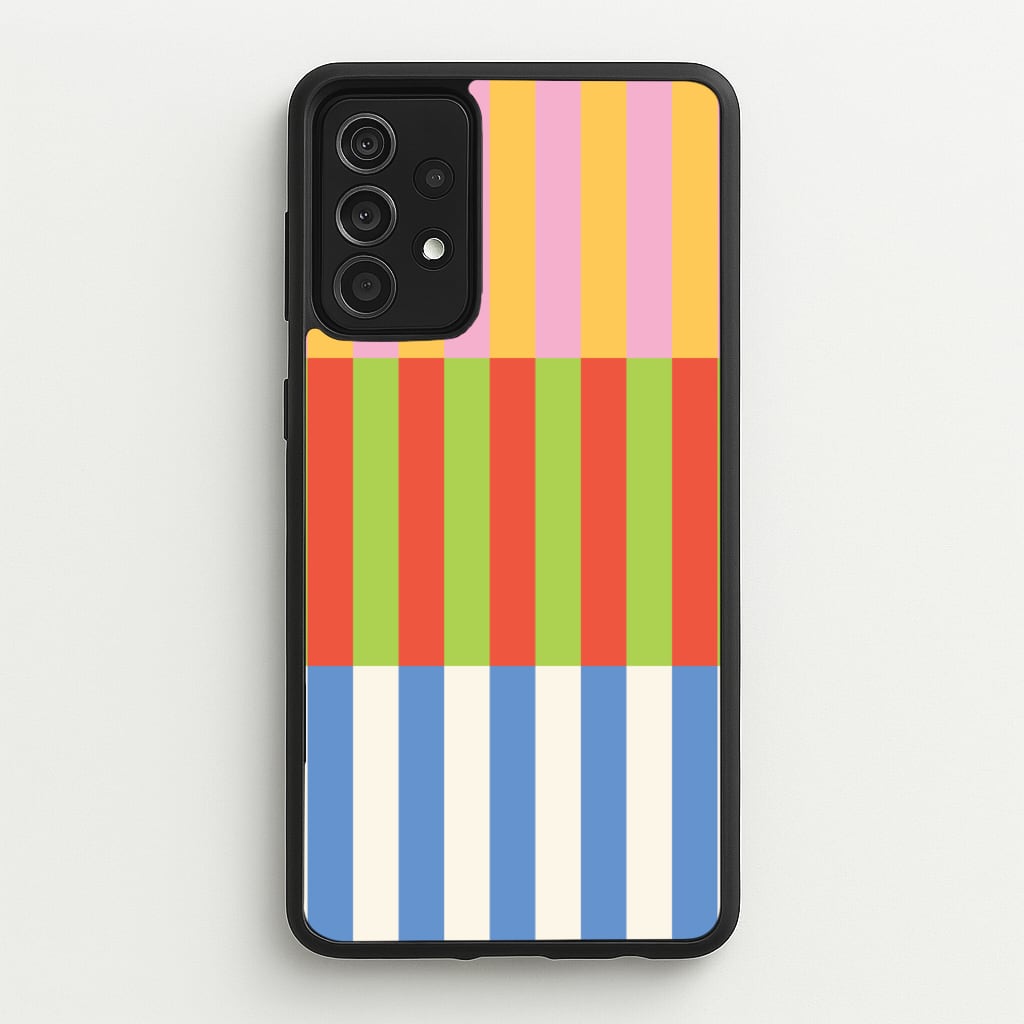 Colourful Stripes Pattern - Patterns Phone Case for Galaxy A52 / A52s