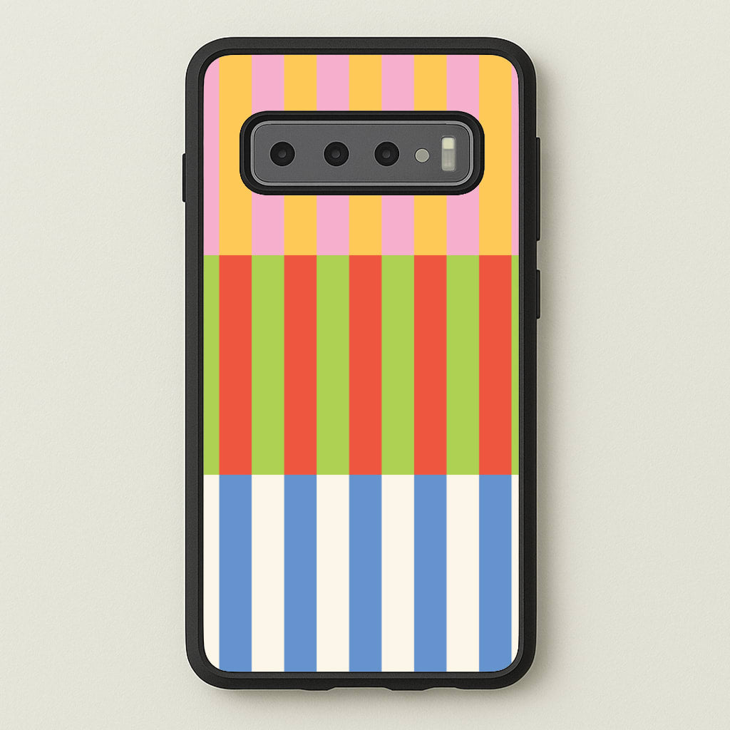Colourful Stripes Pattern - Patterns Phone Case for Galaxy S10 Plus