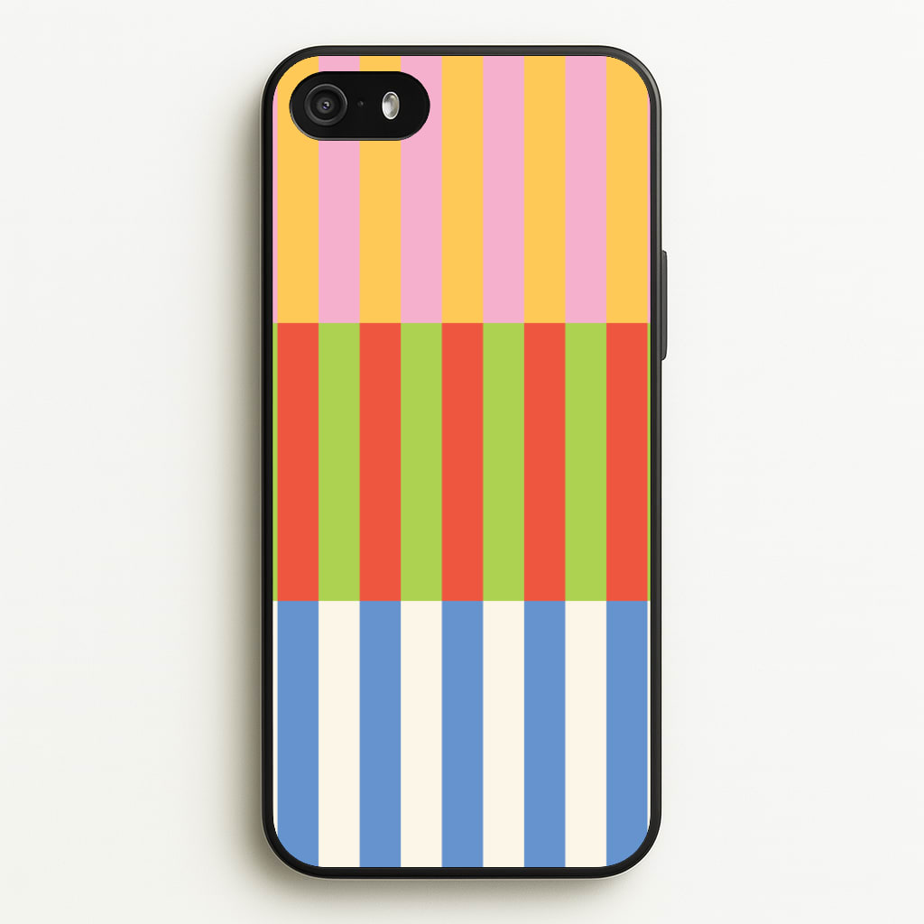 Colourful Stripes Pattern - Patterns Phone Case for iPhone 5 / 5s / SE 2016