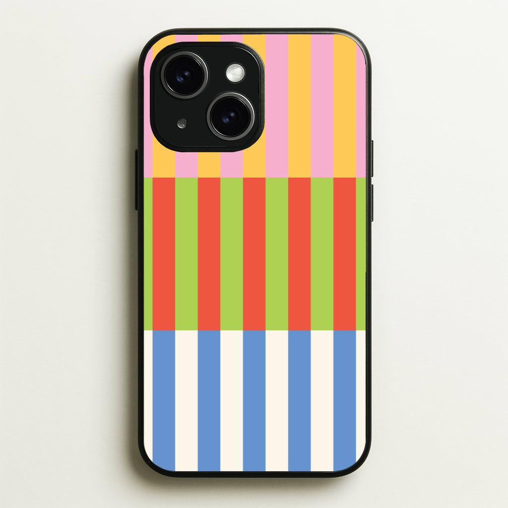 Colourful Stripes Pattern - Patterns Phone Case for iPhone 15
