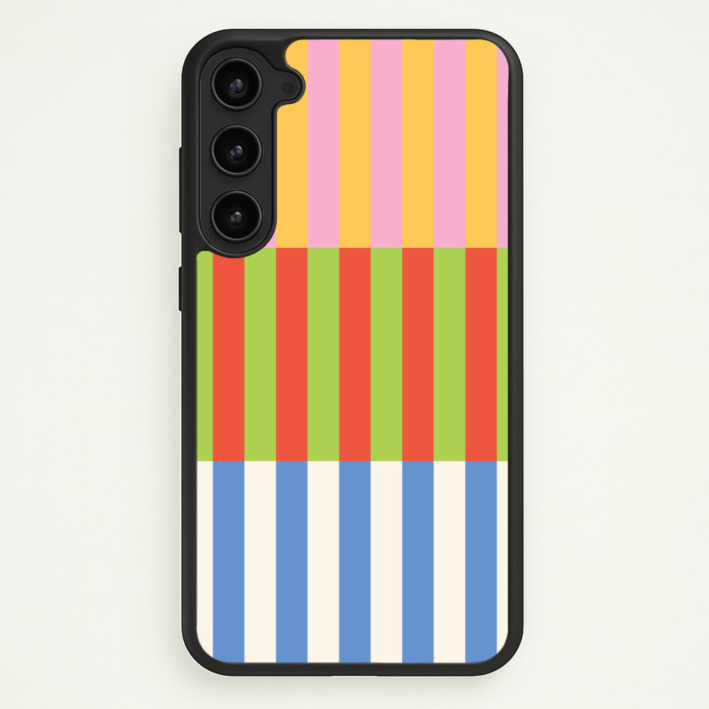 Colourful Stripes Pattern - Patterns Phone Case for Galaxy S23 Plus