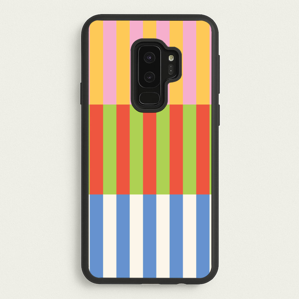Colourful Stripes Pattern - Patterns Phone Case for Galaxy S9 Plus