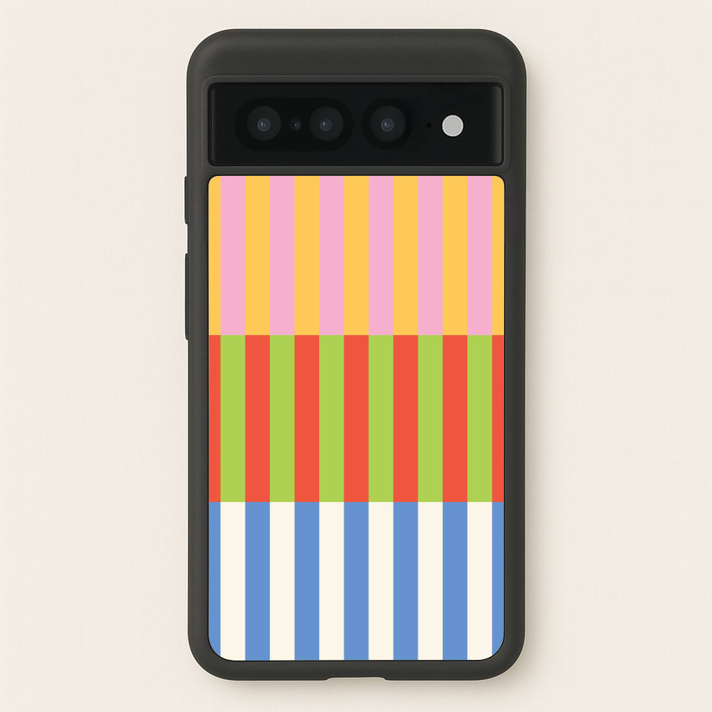 Colourful Stripes Pattern - Patterns Phone Case for Google Pixel 7 Pro