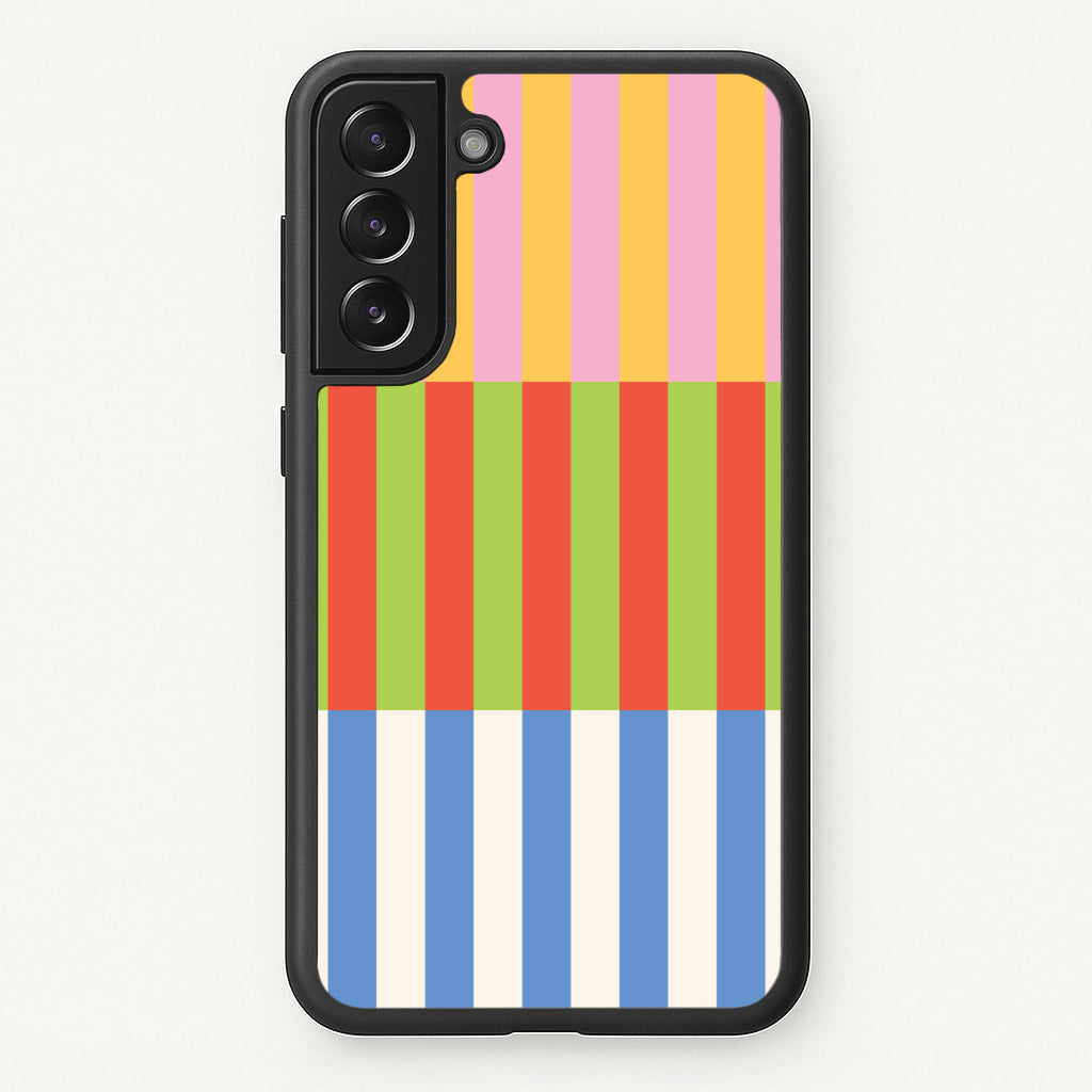 Colourful Stripes Pattern - Patterns Phone Case for Galaxy S21