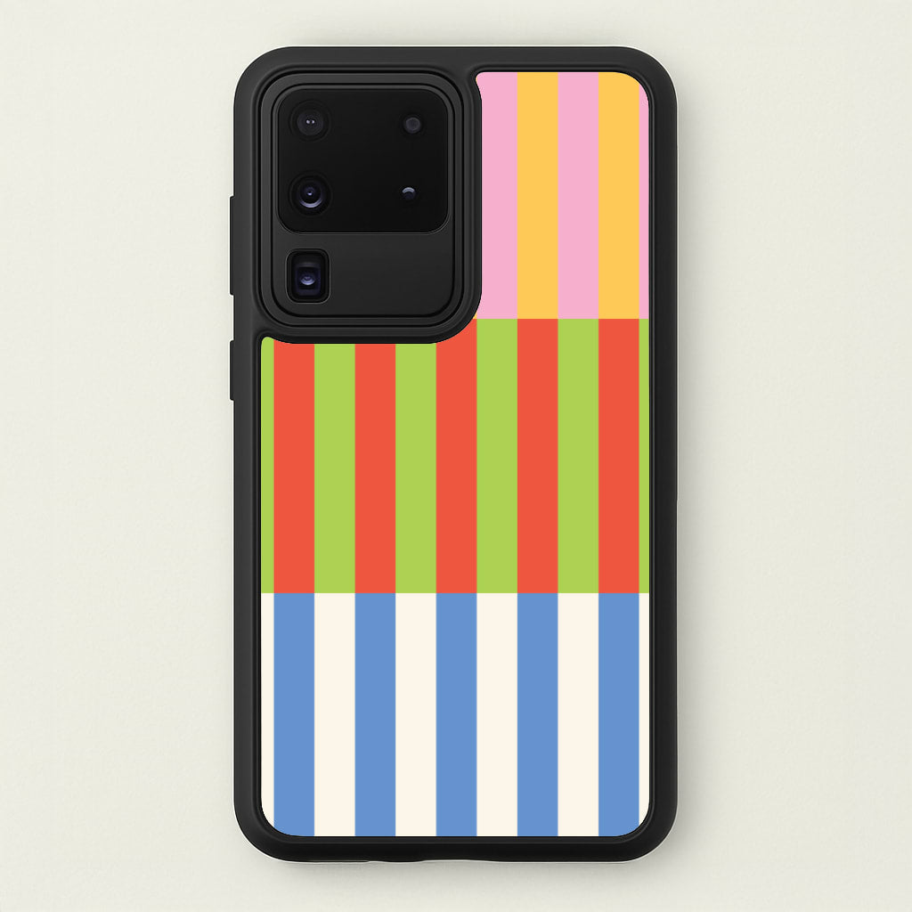 Colourful Stripes Pattern - Patterns Phone Case for Galaxy S20 Ultra
