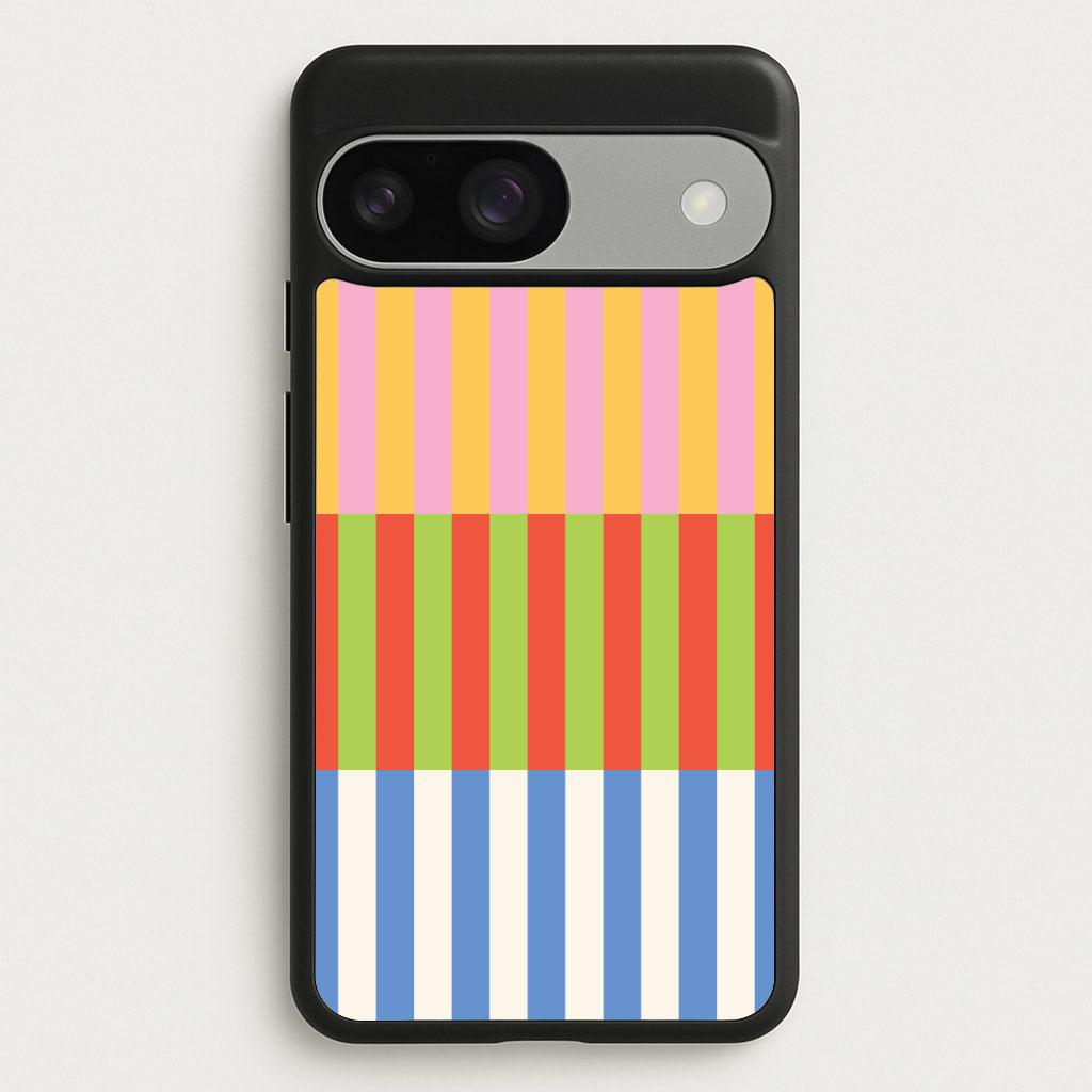 Colourful Stripes Pattern - Patterns Phone Case for Google Pixel 9 / 9 Pro