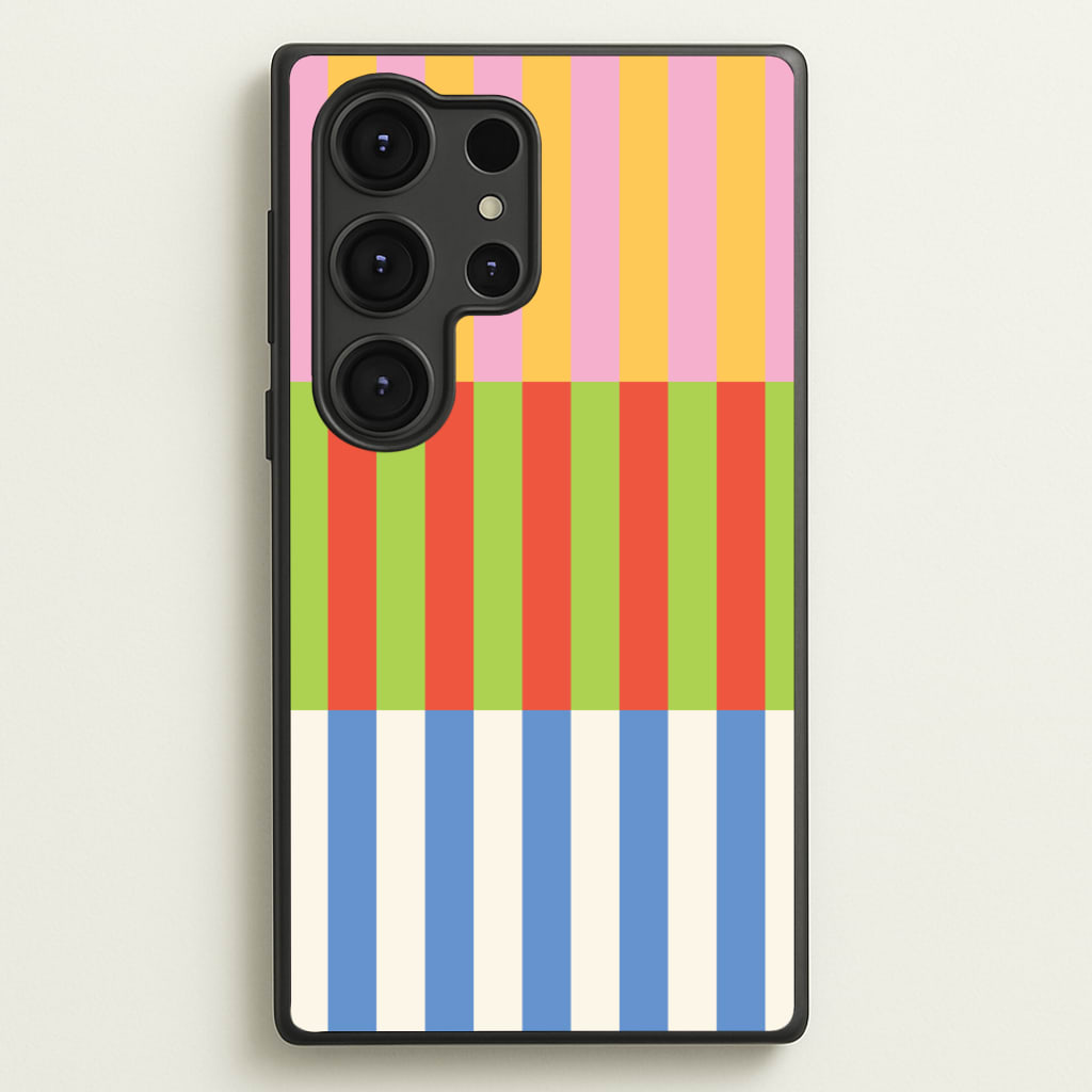Colourful Stripes Pattern - Patterns Phone Case for Galaxy S25 Ultra