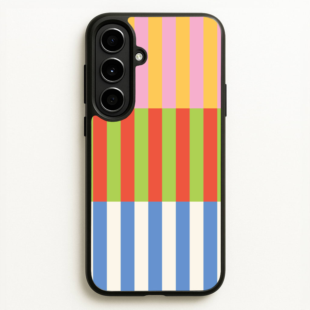 Colourful Stripes Pattern - Patterns Phone Case for Galaxy A56