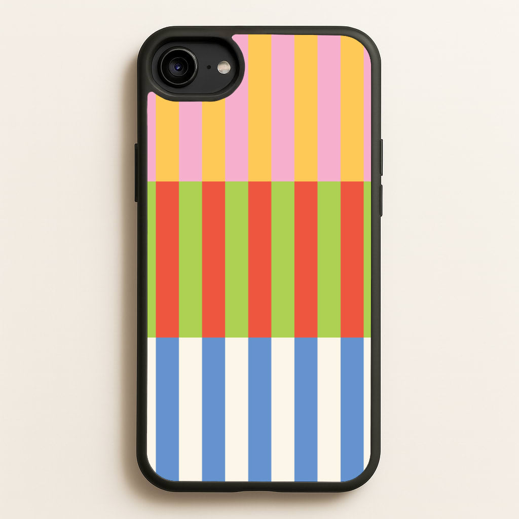 Colourful Stripes Pattern - Patterns Phone Case for iPhone 6 / 7 / 8 / SE