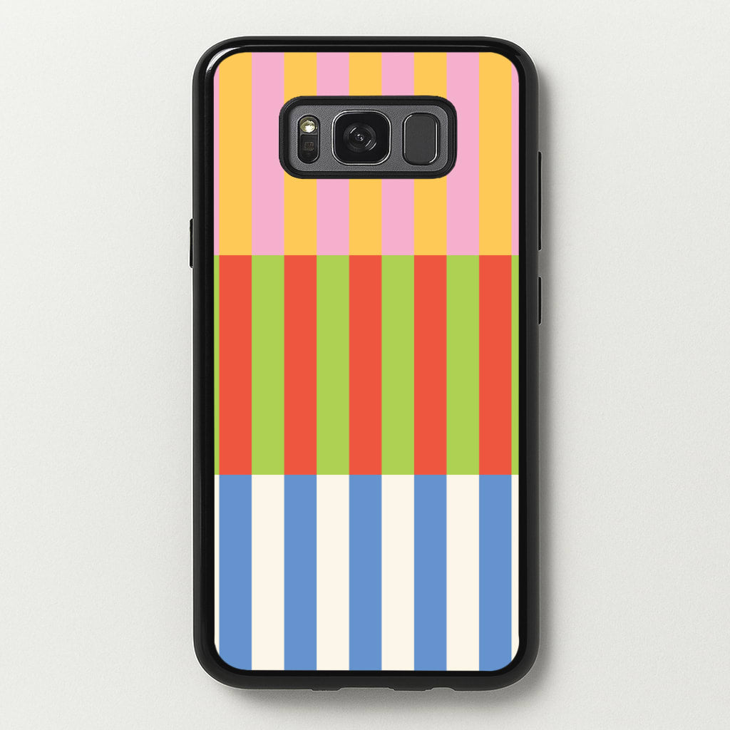 Colourful Stripes Pattern - Patterns Phone Case for Galaxy S8 Plus