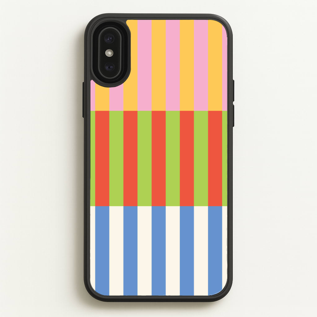 Colourful Stripes Pattern - Patterns Phone Case for iPhone XS Max