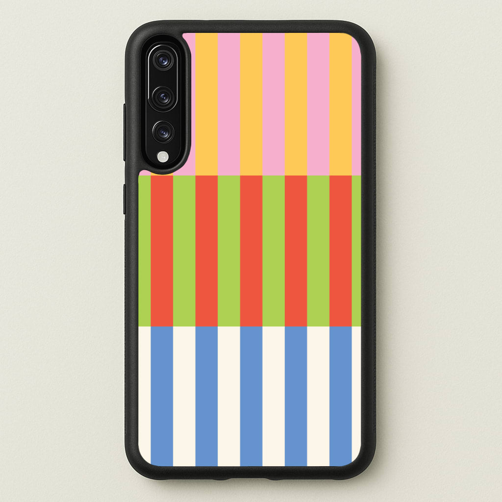 Colourful Stripes Pattern - Patterns Phone Case for Huawei P20 Pro