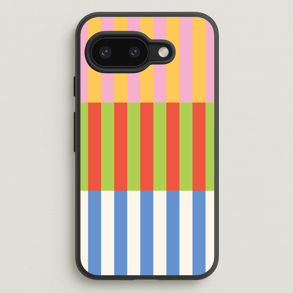 Colourful Stripes Pattern - Patterns Phone Case for Google Pixel 9a