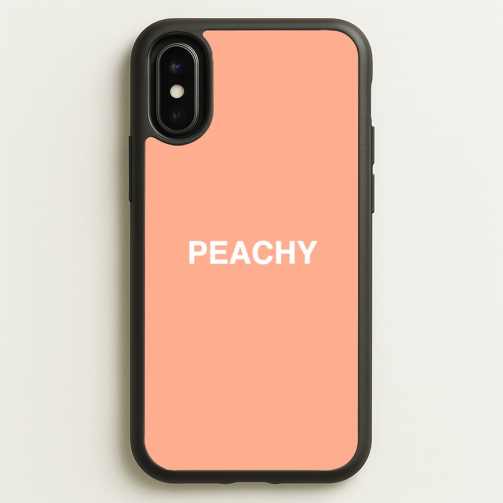Peachy - Phone Case for iPhone X / XS