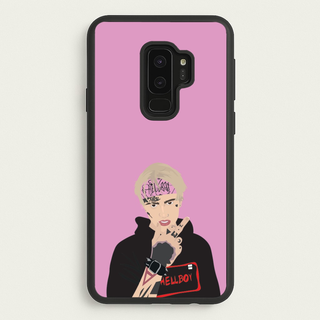 Pink Bandana - Peep - Lil Peep Phone Case for Galaxy S9 Plus