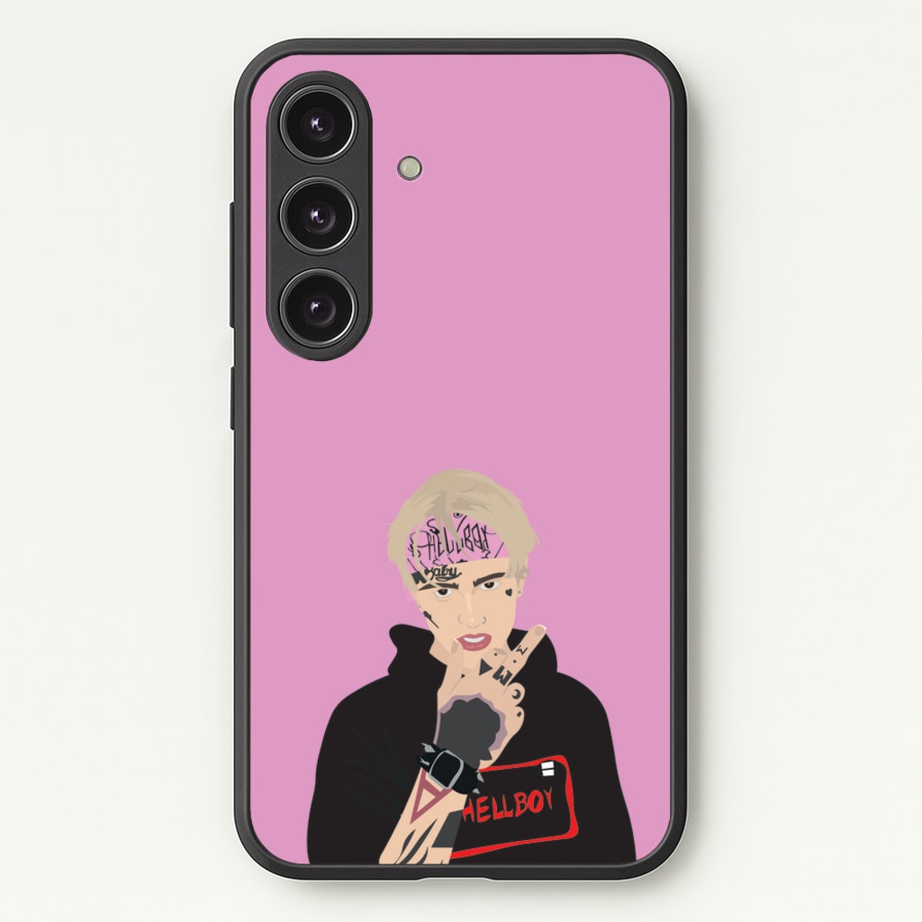 Pink Bandana - Peep - Lil Peep Phone Case for Galaxy S25 Plus