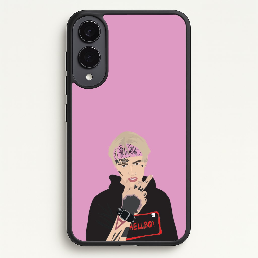 Pink Bandana - Peep - Lil Peep Phone Case for Galaxy S25 Edge